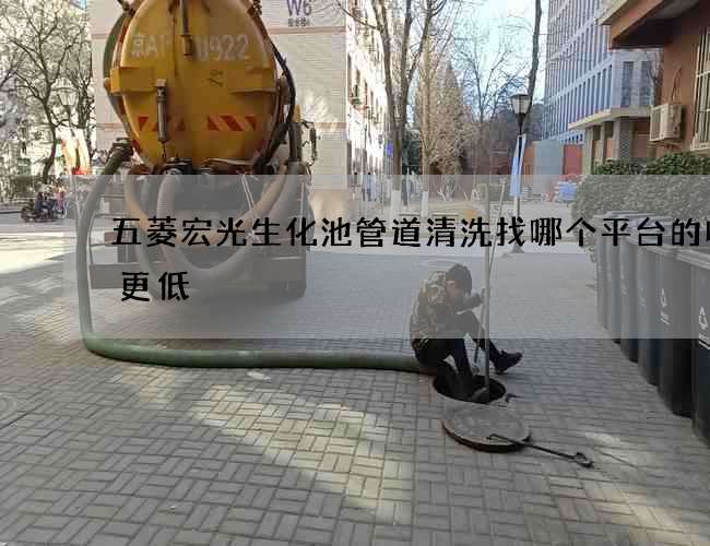 五菱宏光生化池管道清洗找哪個平臺的收費更低